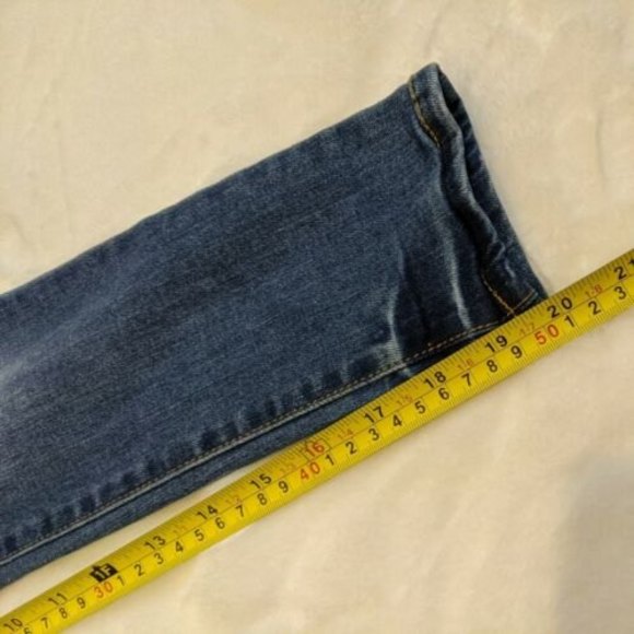 Cat And Jack Girl's Stretch Soft Denim Jegging Size 6 Pull On Blue EUC - Picture 9 of 12